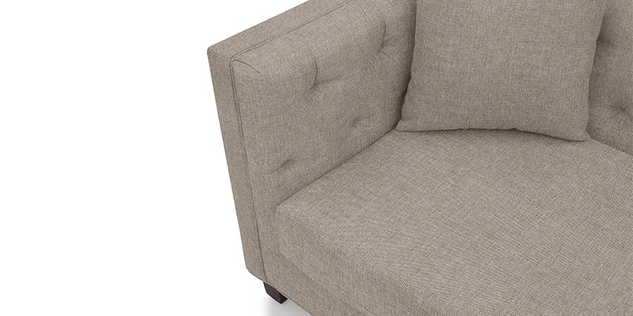 Royal Fabric Sofa 2Seater (Light Grey)